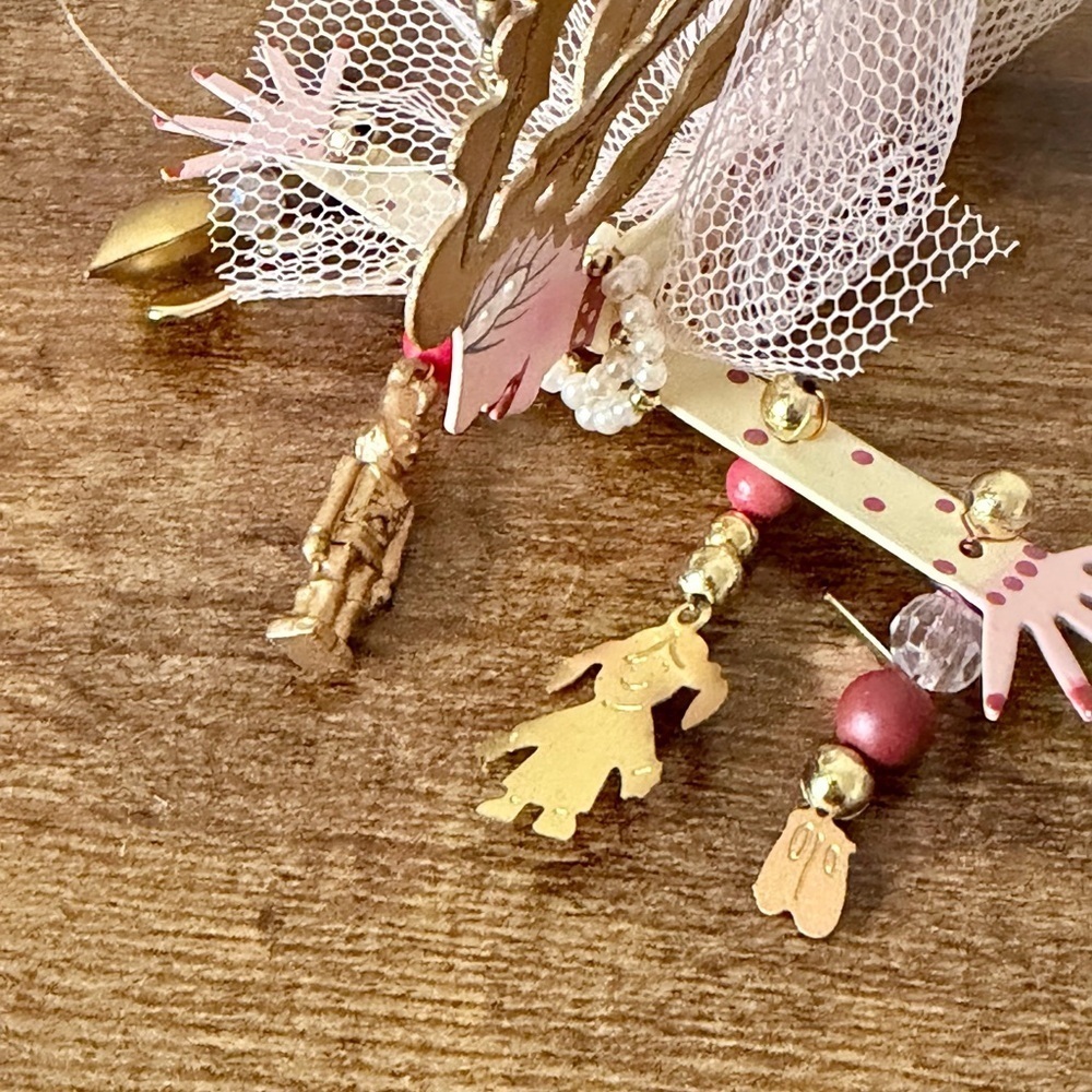 Karen Rossi Fanciful Flights Ballerina Ornament with charms - Picture 8 of 13